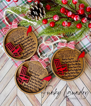 Load image into Gallery viewer, Memorial Christmas in Heaven Wooden Ornament
