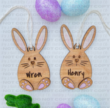 Load image into Gallery viewer, Easter Basket Tag Labels - A Fun Way to Personalize Your Baskets this Holiday!
